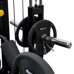 Reeplex RM90 Smith Machine + Squat Rack + Lat Pulldown Bench + 100kg PVC Olympic Weights