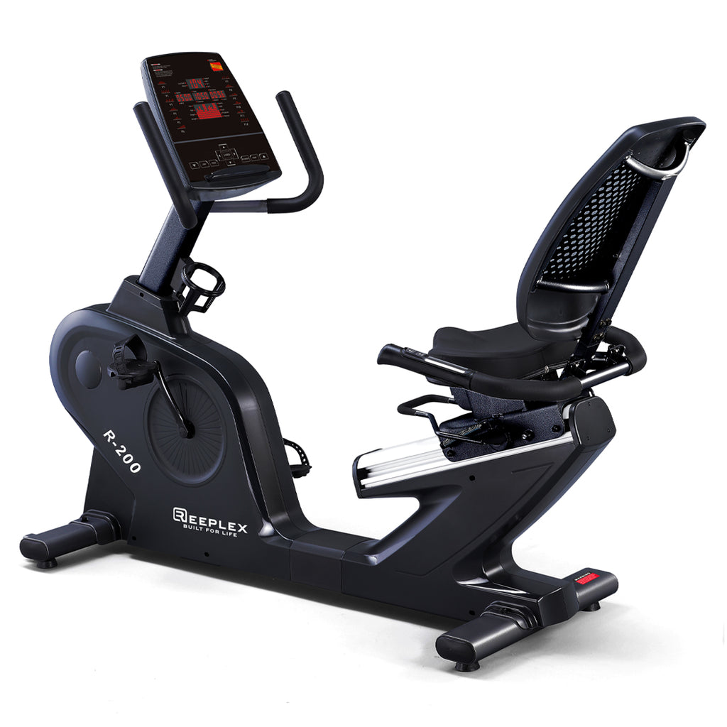 Reeplex R200 Commercial Recumbent Exercise Bike Dynamo Fitness