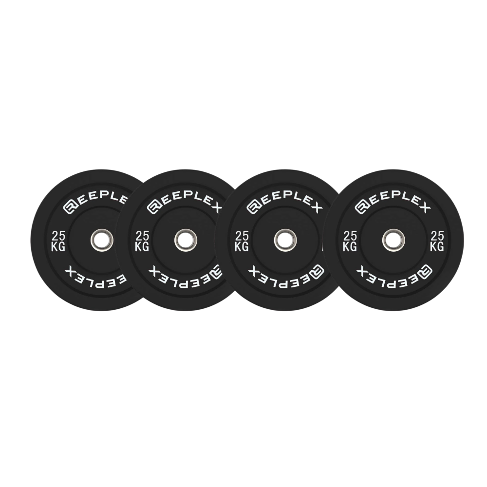Reeplex 45 Degree Leg Press & Hack Squat + 100kg Black Bumper Plates Package