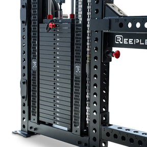 Reeplex Odin Functional Trainer + WB65 Bench + 100kg PVC Weight Plates + Olympic Barbell