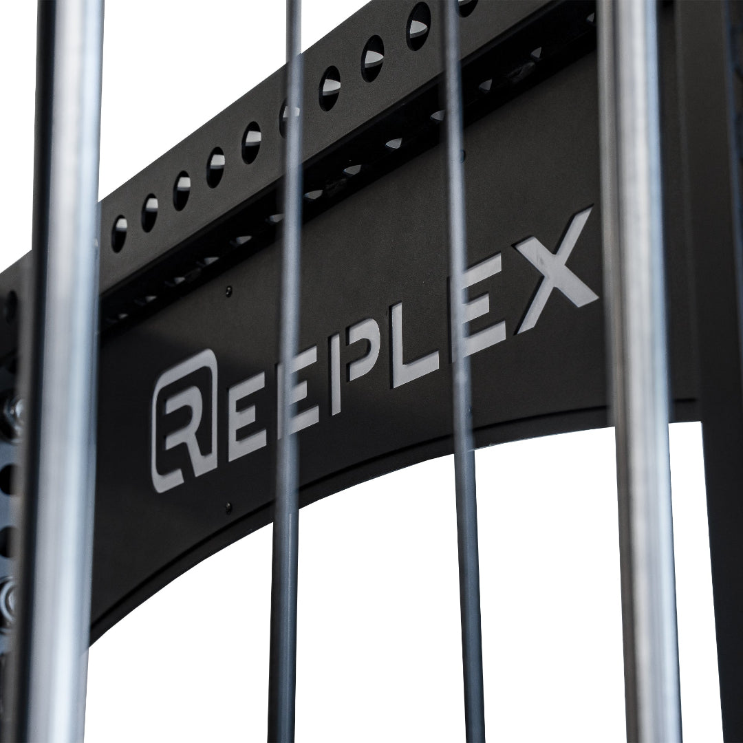Reeplex Odin Functional Trainer + WB65 Bench + 100kg PVC Weight Plates + Olympic Barbell