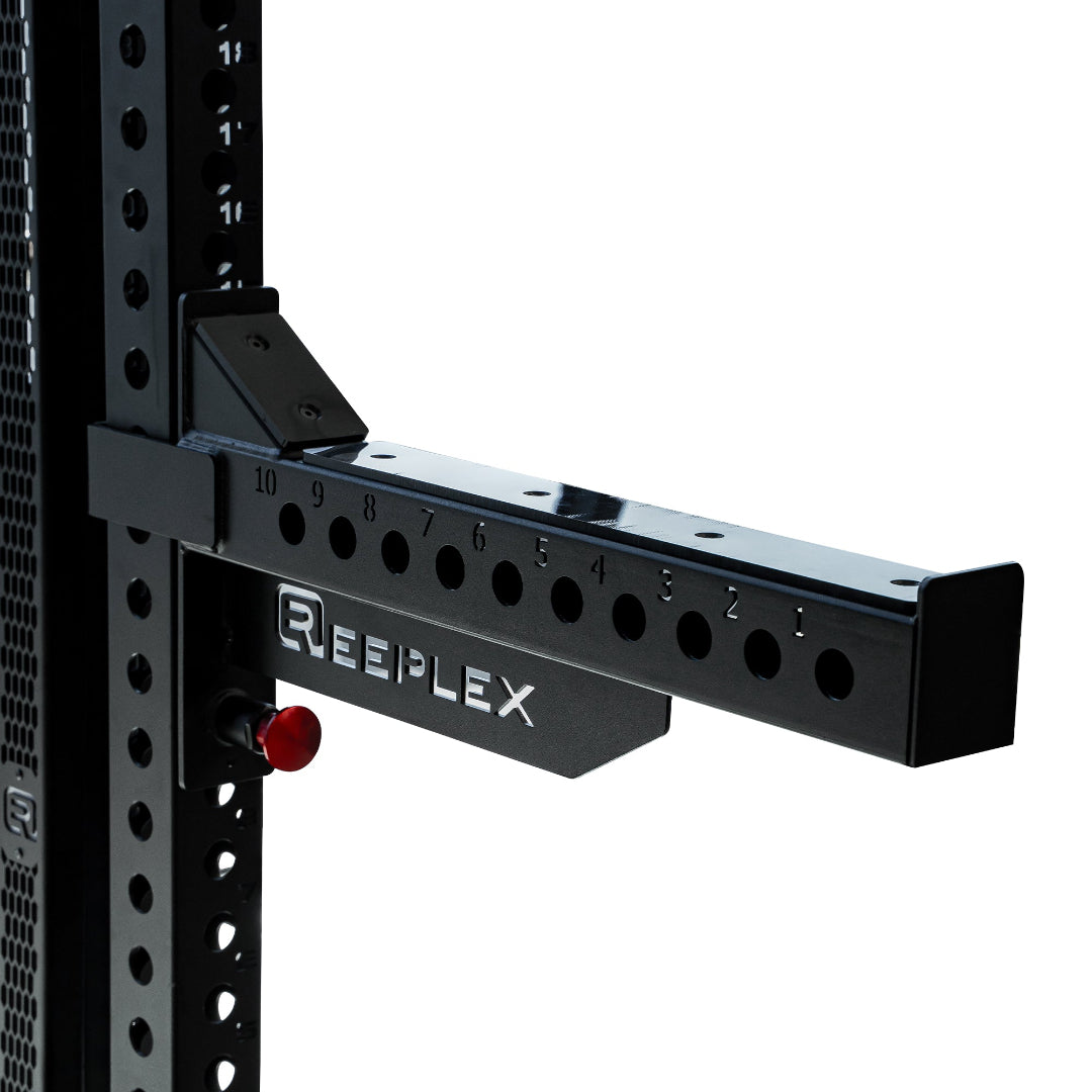 Reeplex Odin Pro Squat Rack + Spotter Arms + Bench + 100kg PVC Olympic Barbell Set