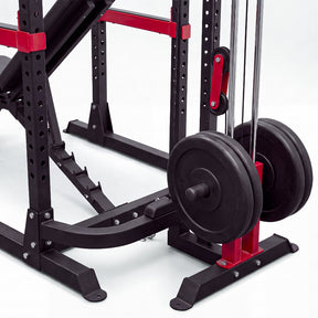 Reeplex Power Rack with Lat Pulldown + Adjustable Bench + 140kg Standard Weight Set