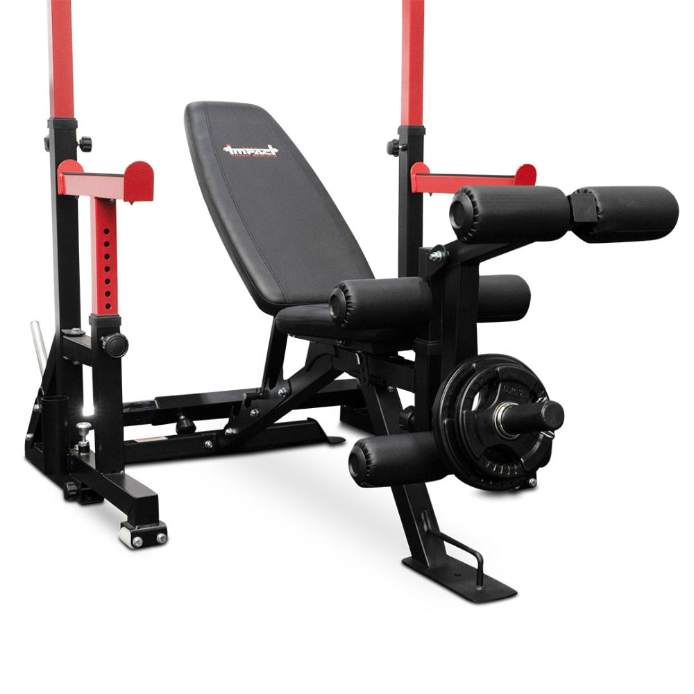 The Iron - Reeplex HG2100xp Home Gym + SR10 Squat Rack & Adjustable Bench Set