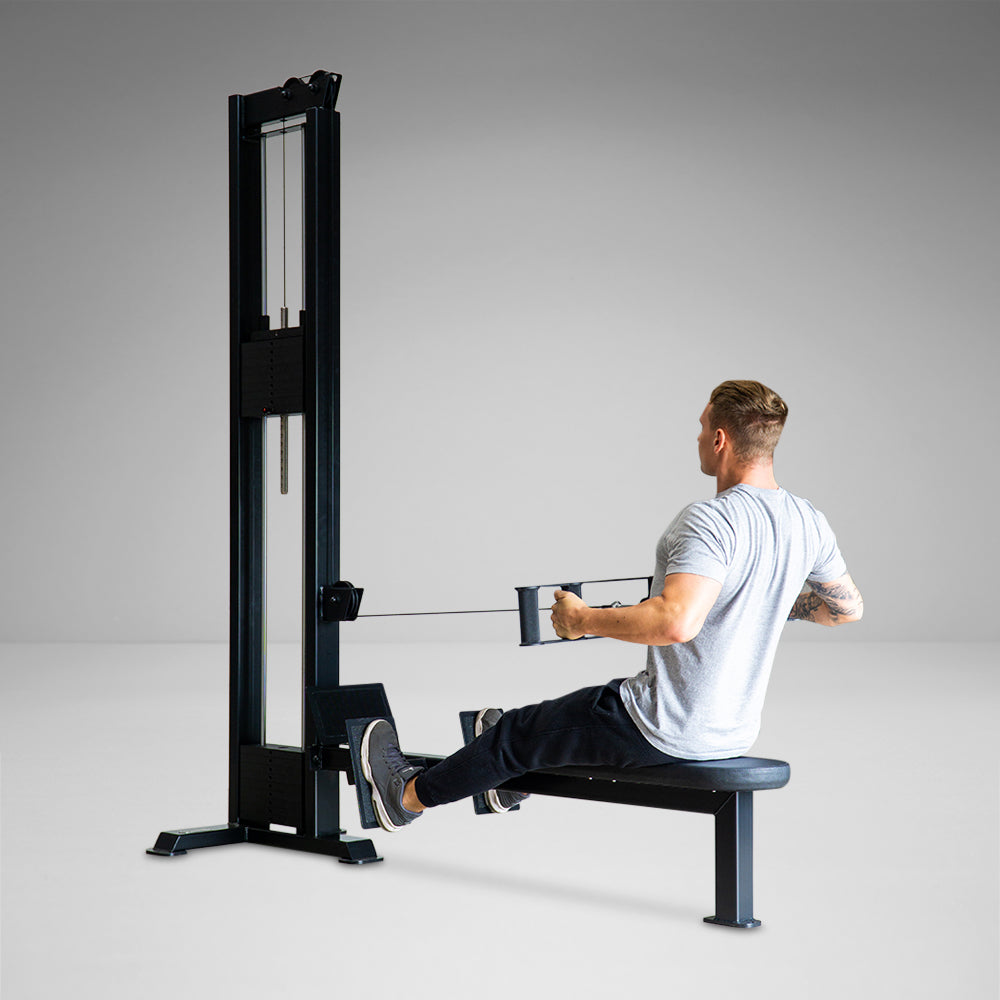 Single Stack Low Pulley Row | Back & Arm Strength Trainer