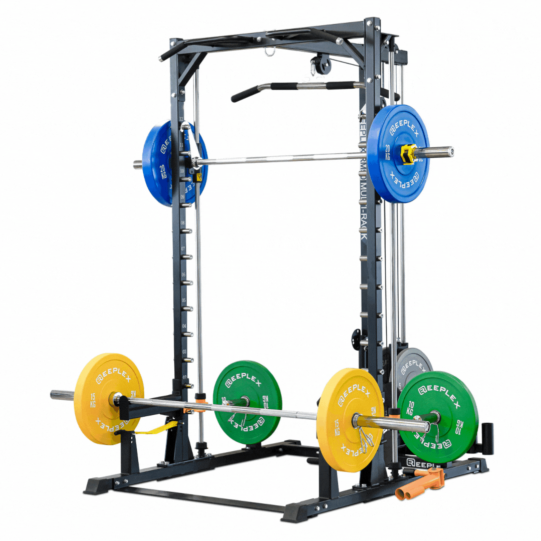 Hybrid Elite RM90 + SCX + 4-Tier Dumbbell Rack Set (4–15kg)