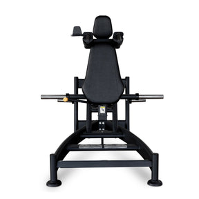 Reeplex Commercial Plate Loaded Standing Squat Machine with Calf Raises front shot
