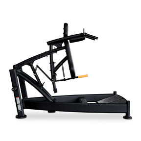 Reeplex Commercial Plate Loaded Standing Squat Machine with Calf Raises side shot