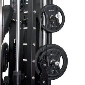 Reeplex CBT-PRO90 Multi-Functional Trainer + Adjustable Bench + 100kg PVC Olympic Weight Plates + 7ft Barbell