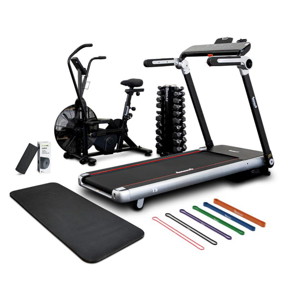 Impact Fitness Ultimate Home Gym Bundle (T5 + Air Bike)