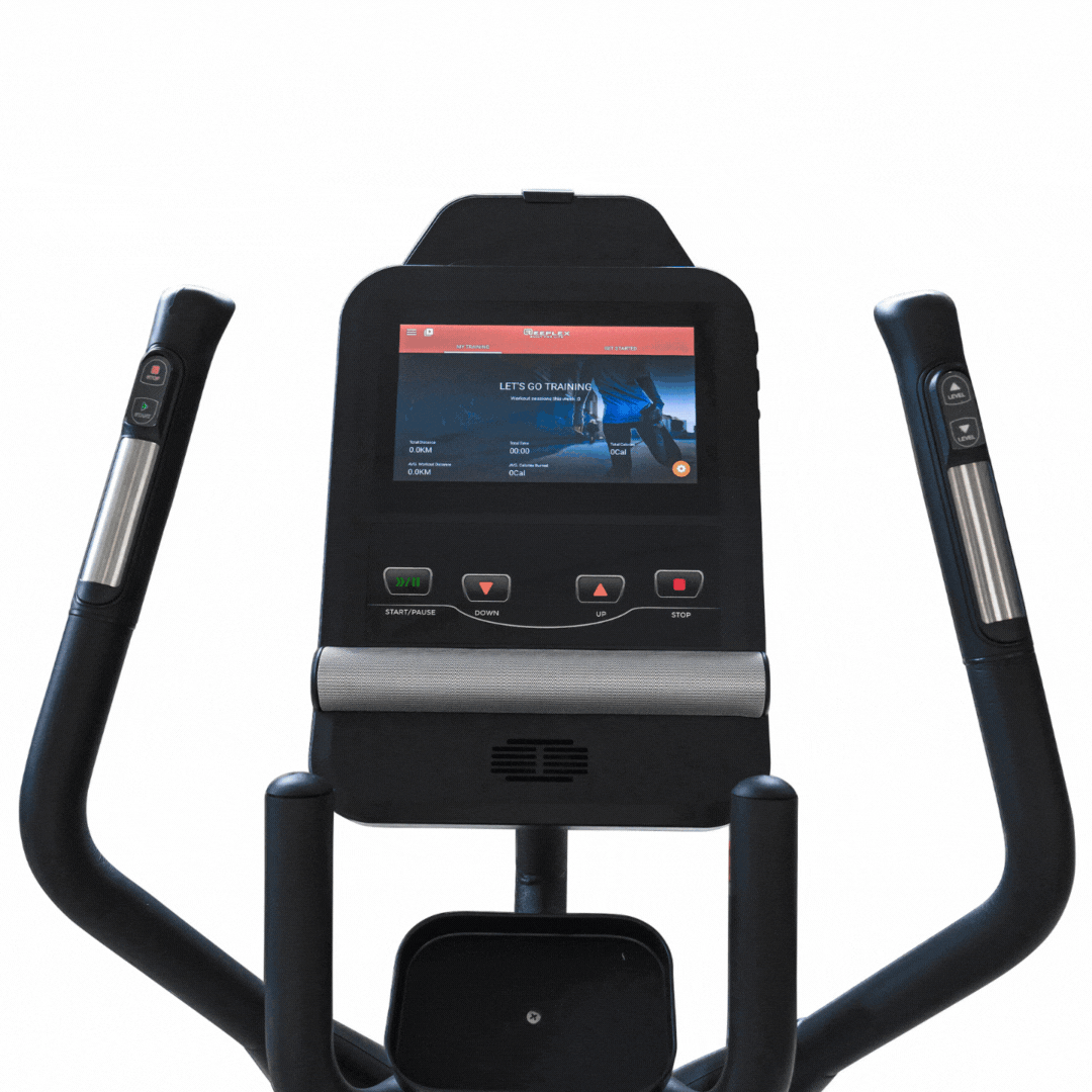 Reeplex E200 Commercial Cross Trainer with 10" Touchscreen Display Motion Series