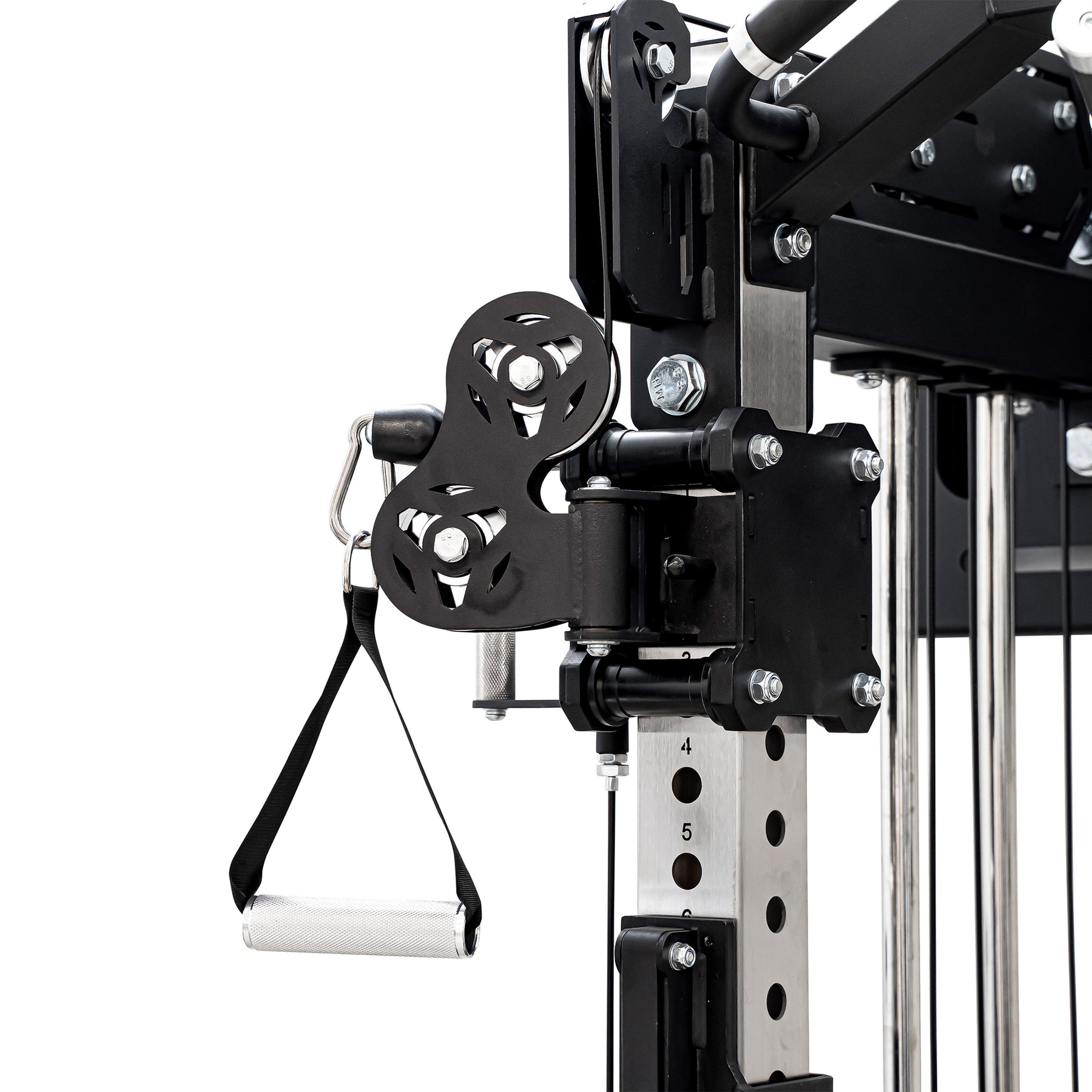 Reeplex Wall Mounted Multi-Functional Trainer with 2 x 90kg Weight Stacks & Attachments