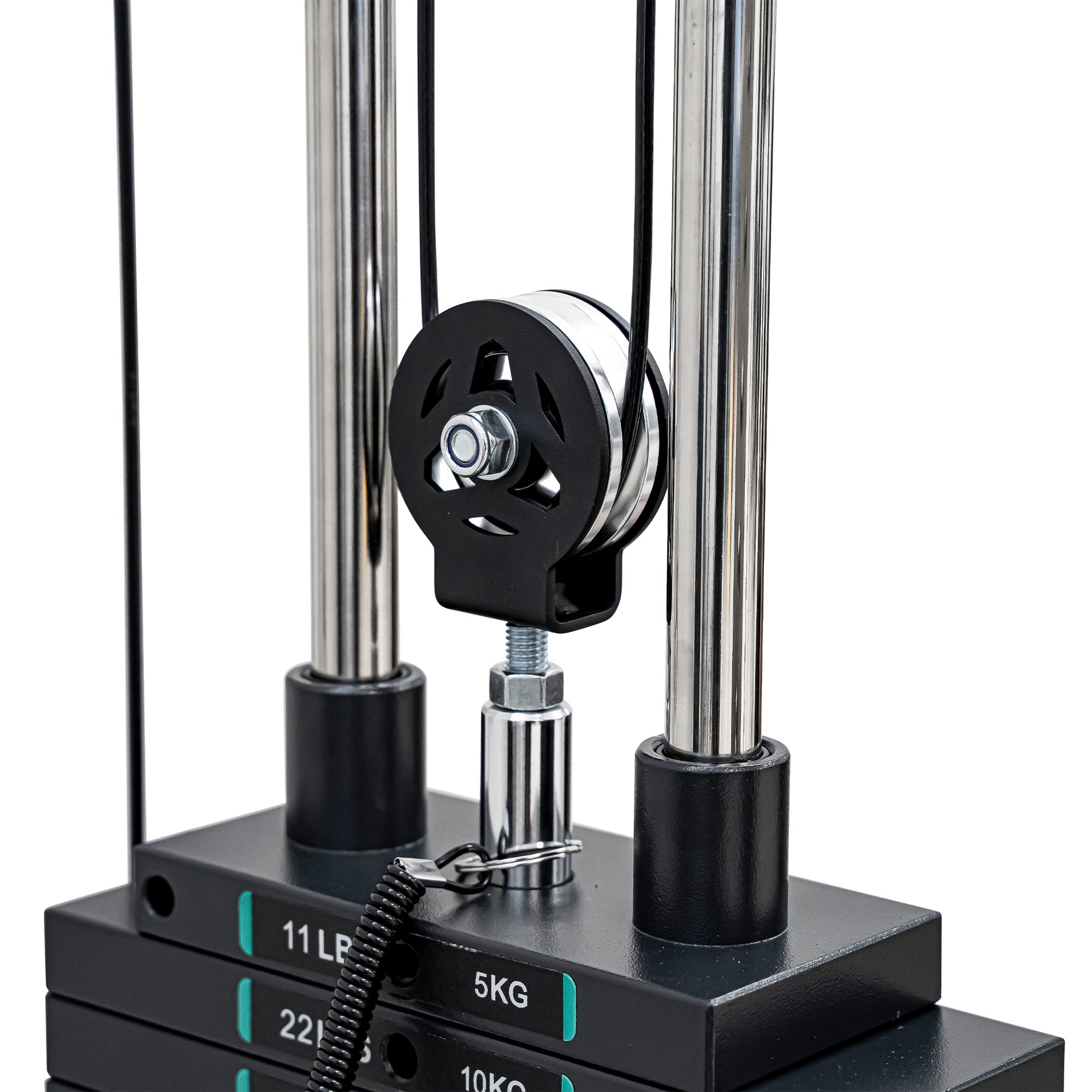 Reeplex Wall Mounted Multi-Functional Trainer with 2 x 90kg Weight Stacks & Attachments