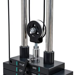 Reeplex Wall Mounted Multi-Functional Trainer with 2 x 90kg Weight Stacks & Attachments