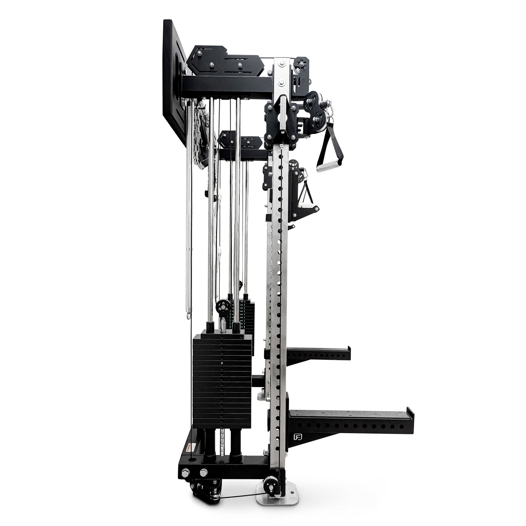 Reeplex Wall Mounted Multi-Functional Trainer with 2 x 90kg Weight Stacks & Attachments