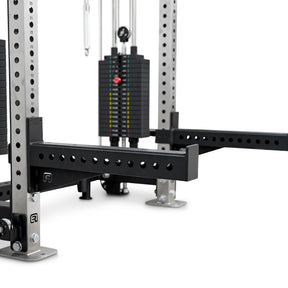 Reeplex Wall Mounted Multi-Functional Trainer with 2 x 90kg Weight Stacks & Attachments