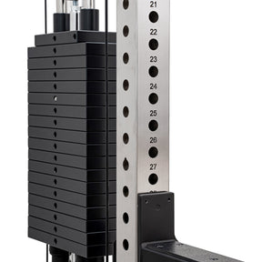 Reeplex Wall Mounted Multi-Functional Trainer with 2 x 90kg Weight Stacks & Attachments