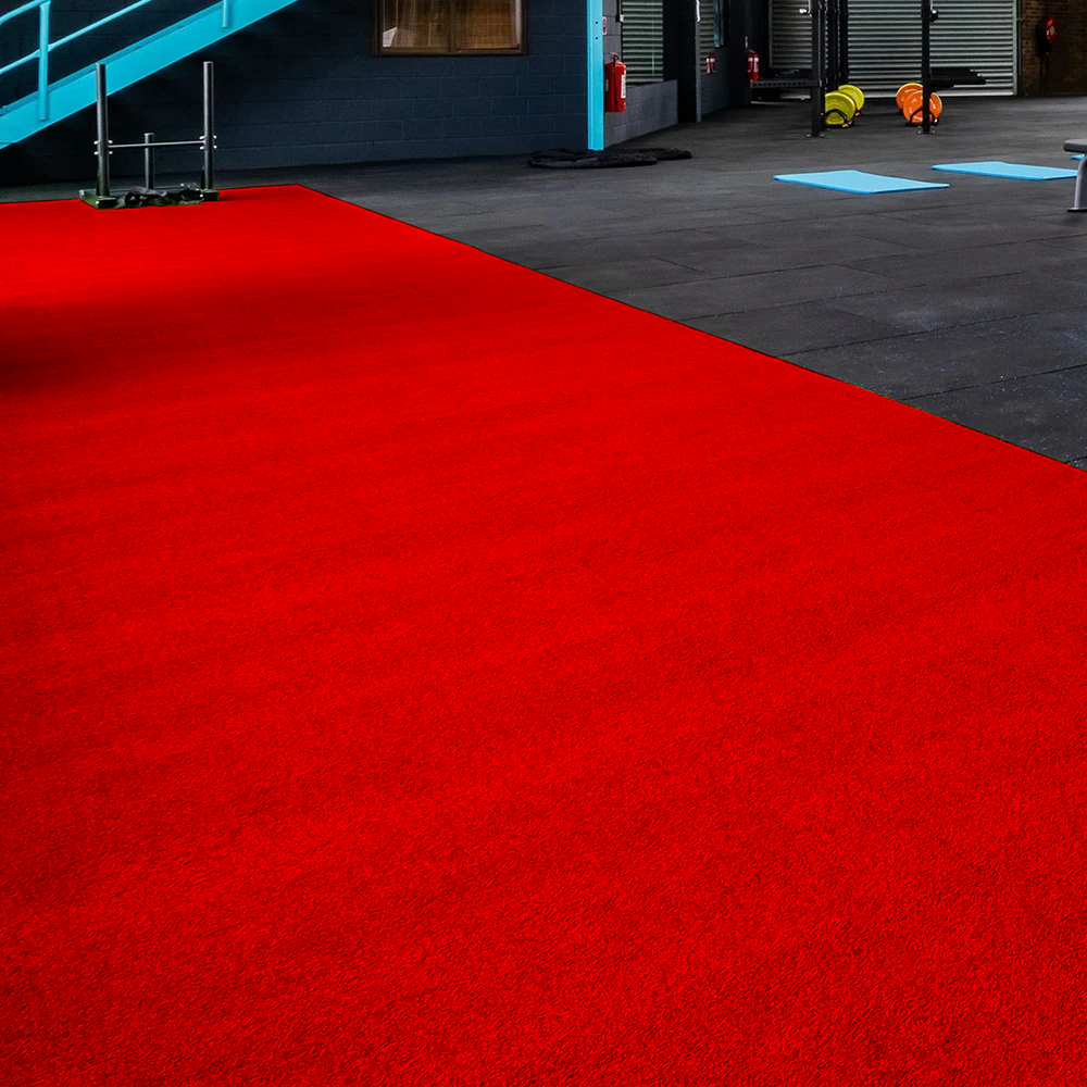 Sled Track 2m x 20m Astro Turf Red - Dynamo Fitness