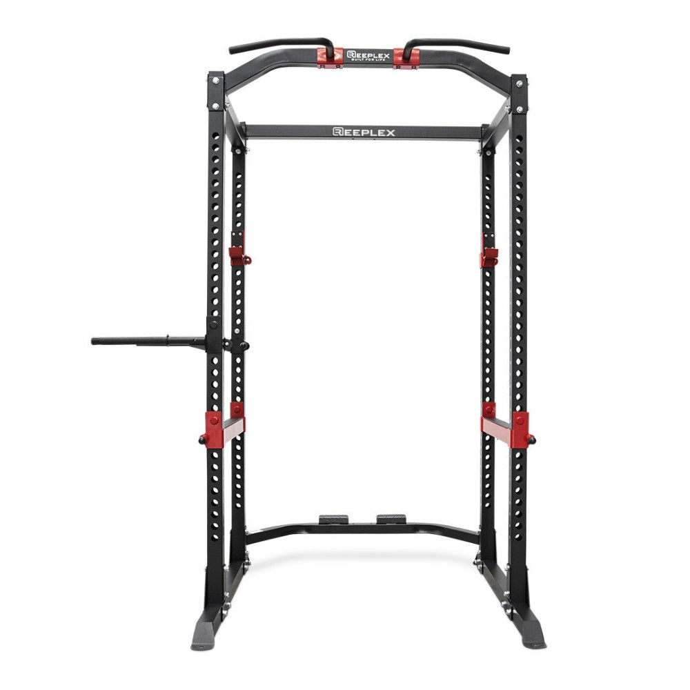 The Arena - Reeplex PRC9000 Power Rack & Cardio Bundle with Barbell, Spin Bike & Rower