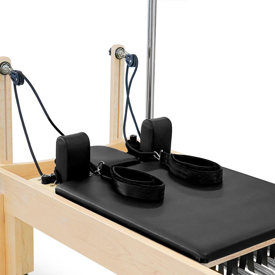 Reeplex Pilates Reformer Pro Maple Wood with Full Trapeze Frame - Floor Stock Melbourne