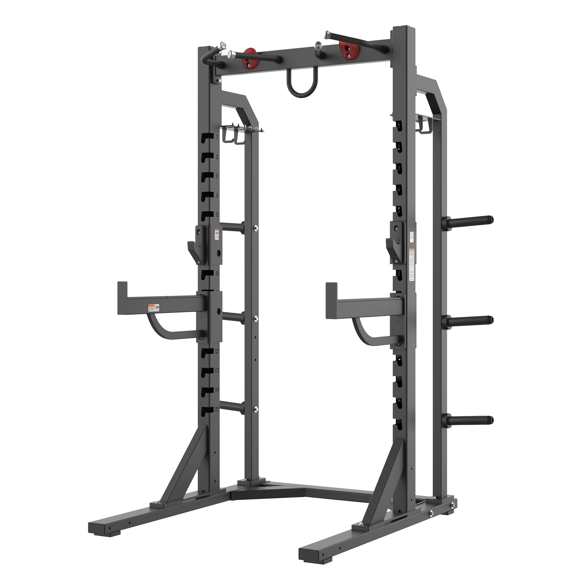 Commercial Squat Half Rack with Storage - Dynamo Fitness