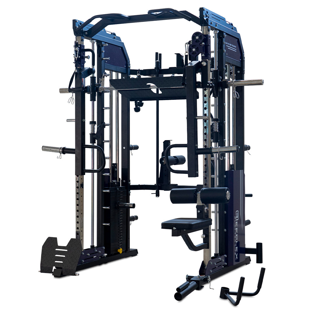 Reeplex CX3 Multi-Functional Trainer + Attachments + Adjustable Bench