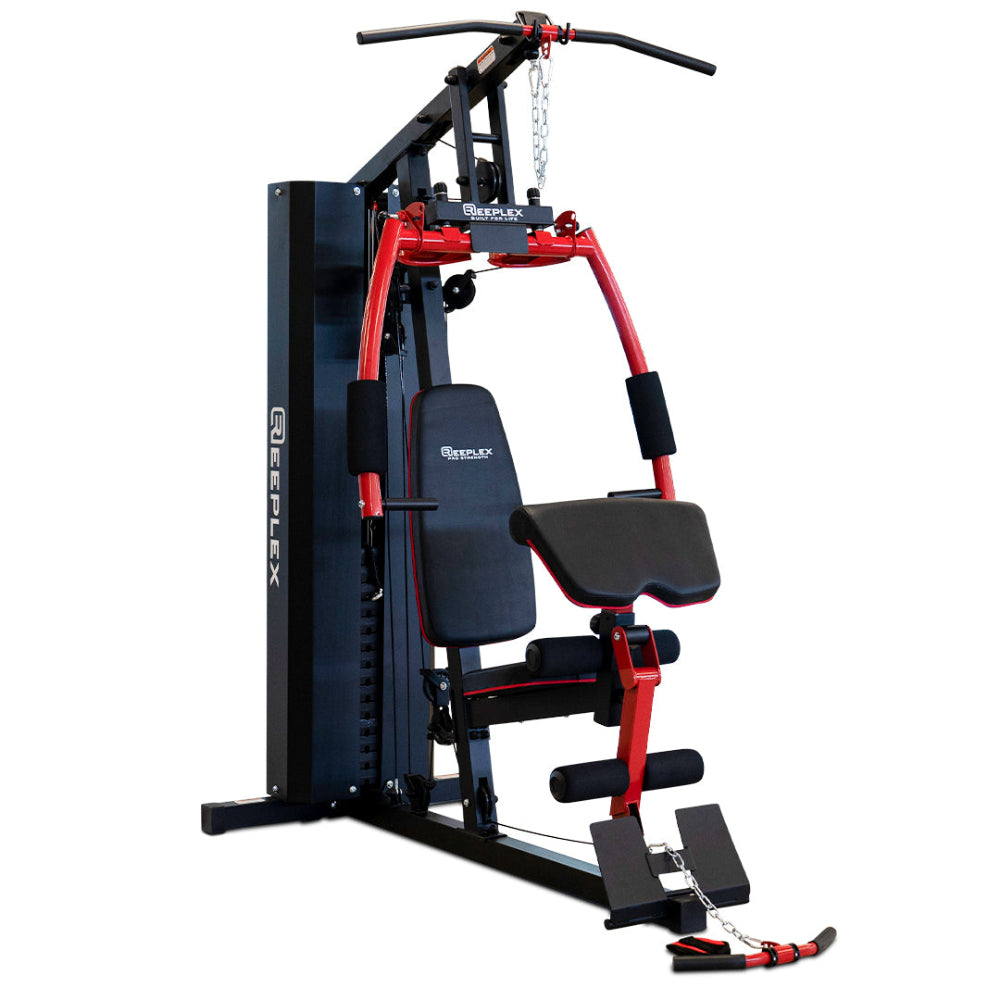The Iron - Reeplex HG2100xp Home Gym + SR10 Squat Rack & Adjustable Bench Set