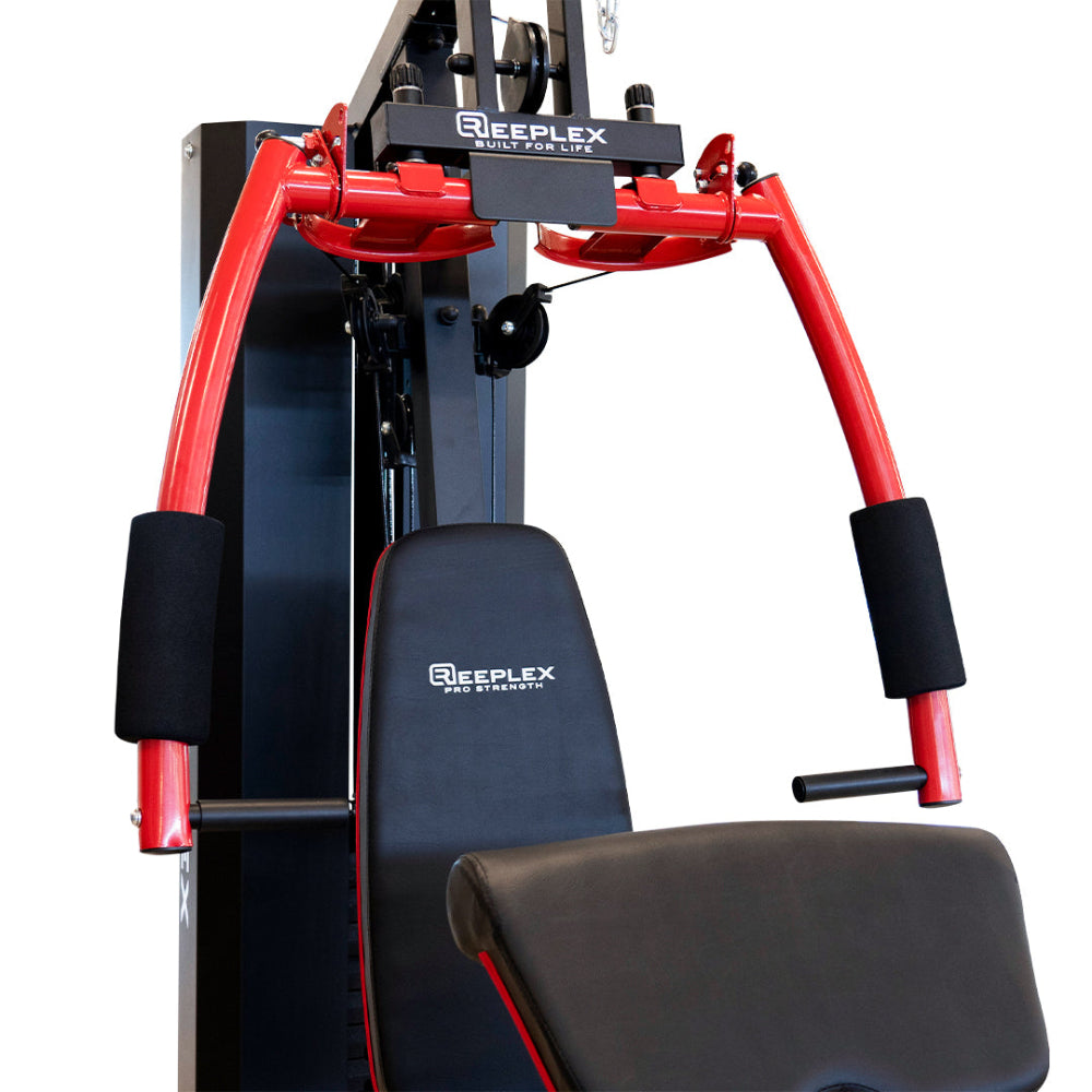 The Strong Hold - Reeplex HG2100 Home Gym & Squat Rack Bundle with Bench & Dumbbell Set