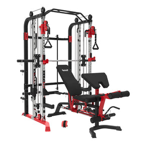 Impact Fitness MF5 Multi Trainer + Attachments + Adjustable Bench