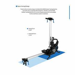 Impulse Ski Trainer & Rower 2in1 Machine