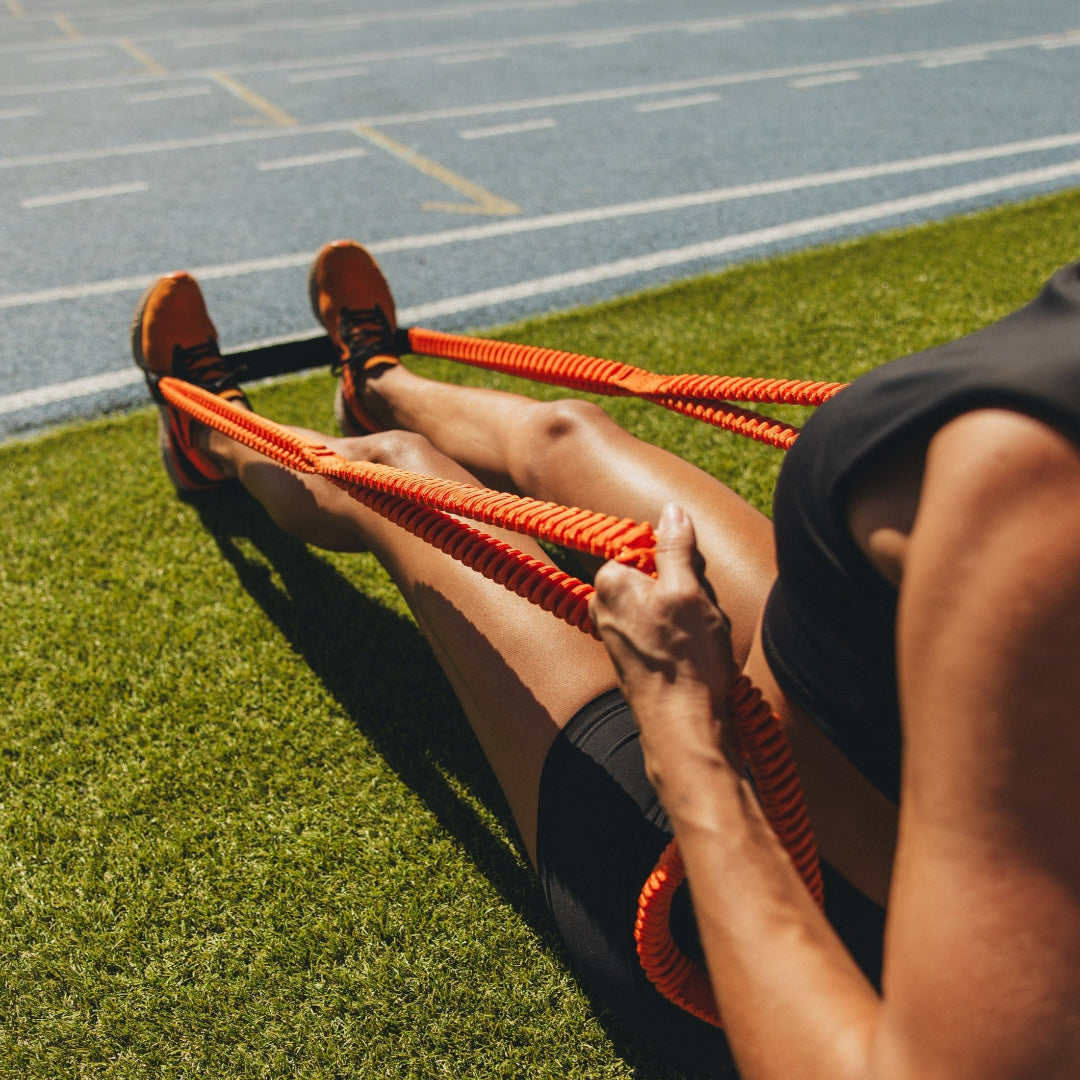 Murtra Multigrip Resistance Band in use