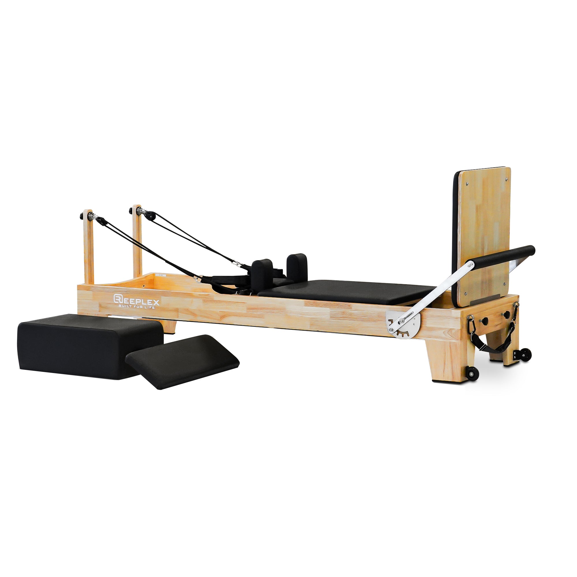 Reeplex Pilates Reformer Pro Oak Wood Studio Series