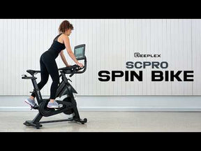 Reeplex SCPRO Spin Bike with 15" Touchscreen Display