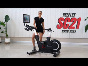 Reeplex SC21 Spin Bike with 21.5" Touchscreen