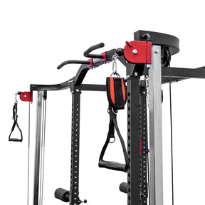Reeplex Power Cage with Cable Crossover + Bench + 120kg Olympic Weight Set