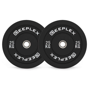 100kg Black Bumper Plates 4 x 25kg