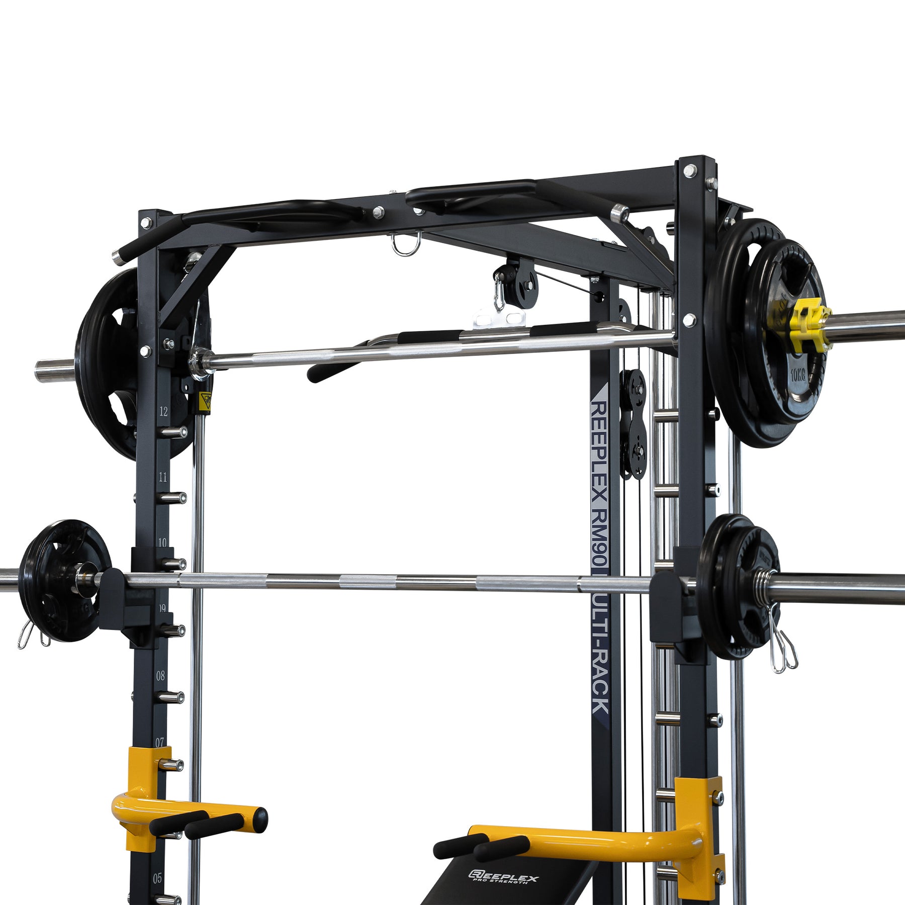 smith machine with squat rack - reeplex rm90 squat rack with smith machine