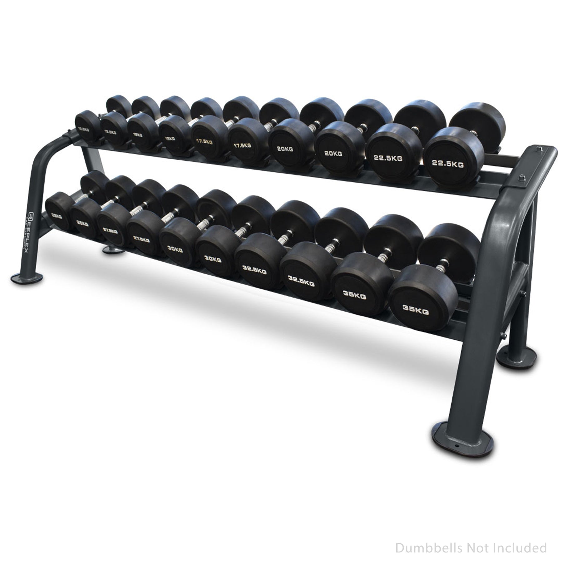 2 Tier 10 Pair Dumbbell Rack Dynamo Fitness Equipment