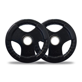 100kg Olympic Rubber Coated Weight Plate Set 