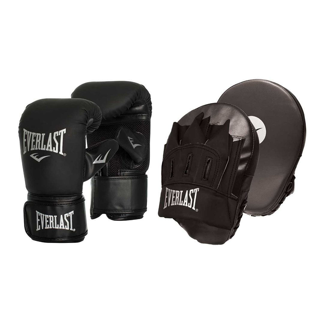 Everlast Tempo Bag Glove + Mitt Combo Kit