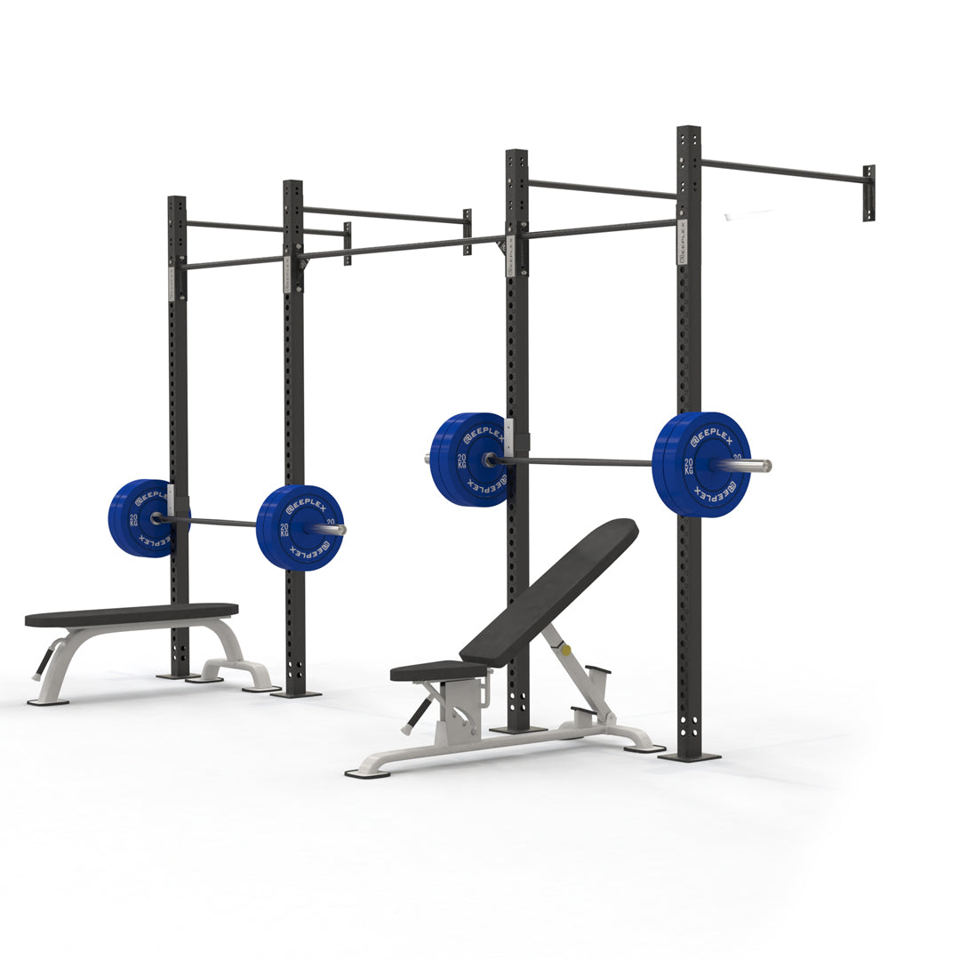 Reeplex 2 Cell Wall Mounted Commercial Squat Rig 