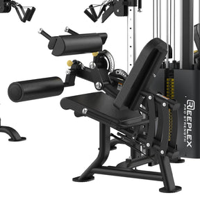 Reeplex Commercial 5 Station Multi-Gym with Leg Press