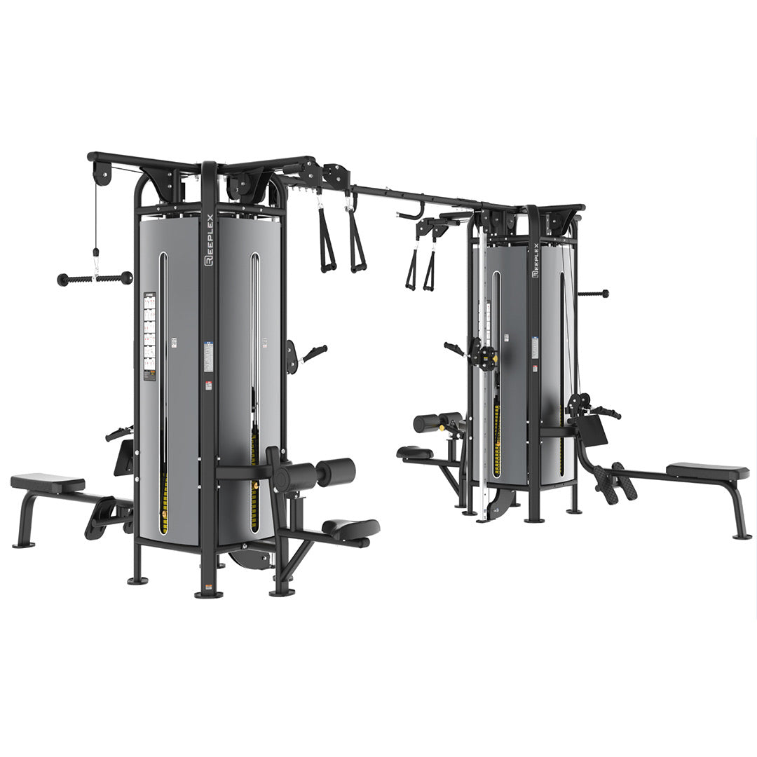 cybex jungle gym commercial multi-station Reeplex Commercial 8 Station Jungle Gym