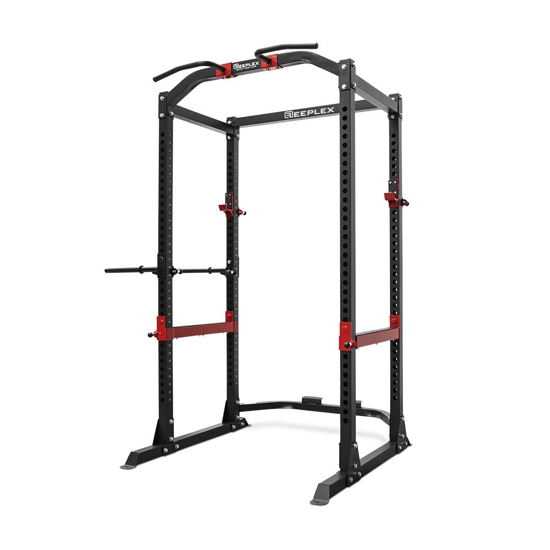 Reeplex Heavy Duty Power Cage + Bench + 120kg Barbell Weight Plate Set
