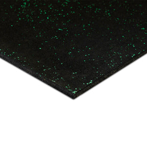 Rubber Gym Flooring 1m x 1m black with green fleck 4