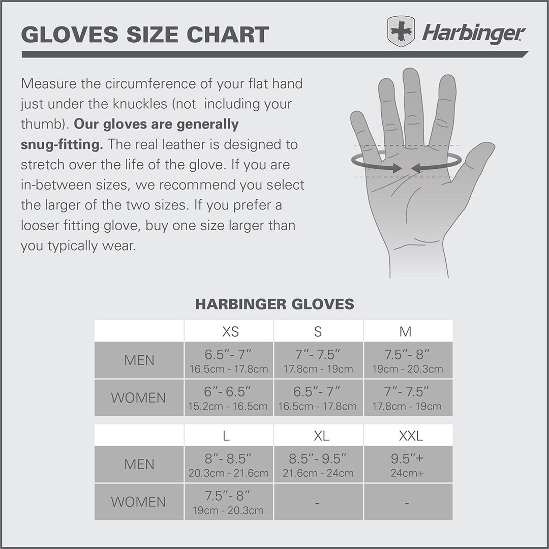 Harbinger Women's Pro Wash & Dry Glove