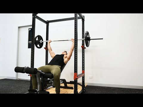 Reeplex Power Rack + Lat Pulldown & Seated Row + Attachments