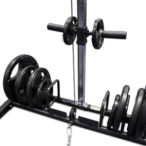 Squat Rack with Lat Pulldown + Bench + 120kg Olympic Barbell Set