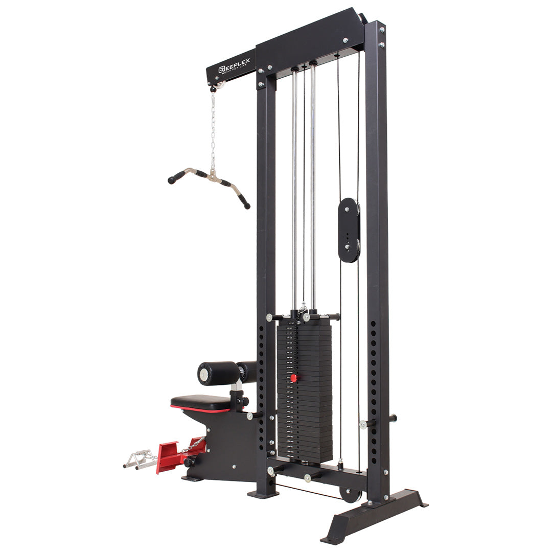 Reeplex Lat Pulldown + Row Machine with 140kg Stack