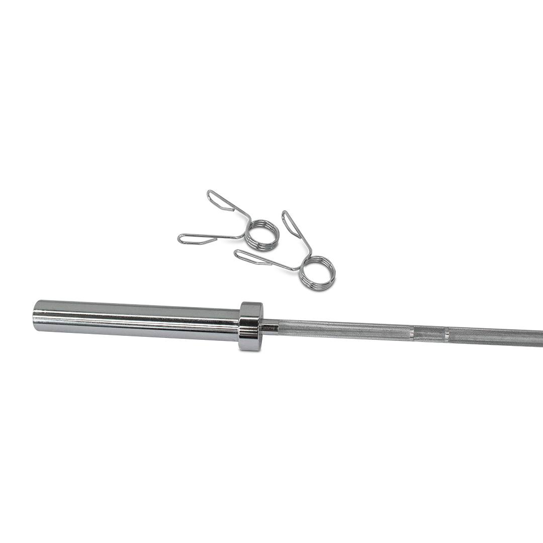 Buy 15kg Olympic Barbell with Clips